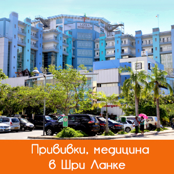 Прививки, медицина, экстренные телефоны в Шри-Ланке