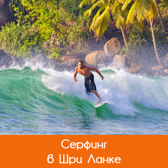 Серфинг в Шри-Ланке: виды, станции, цены, карта